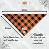 Personalised Halloween Bandana Centre - 002 Personalised Halloween Dog Bandana - Glow in the Dark!