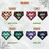 Personalised Halloween Bandana Centre - 003 Personalised Halloween Dog Bandana - Glow in the Dark!
