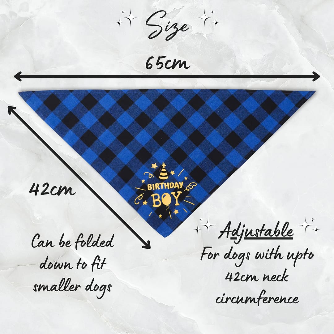 Birthday Bandana - 004 (Boy) Birthday Bandana