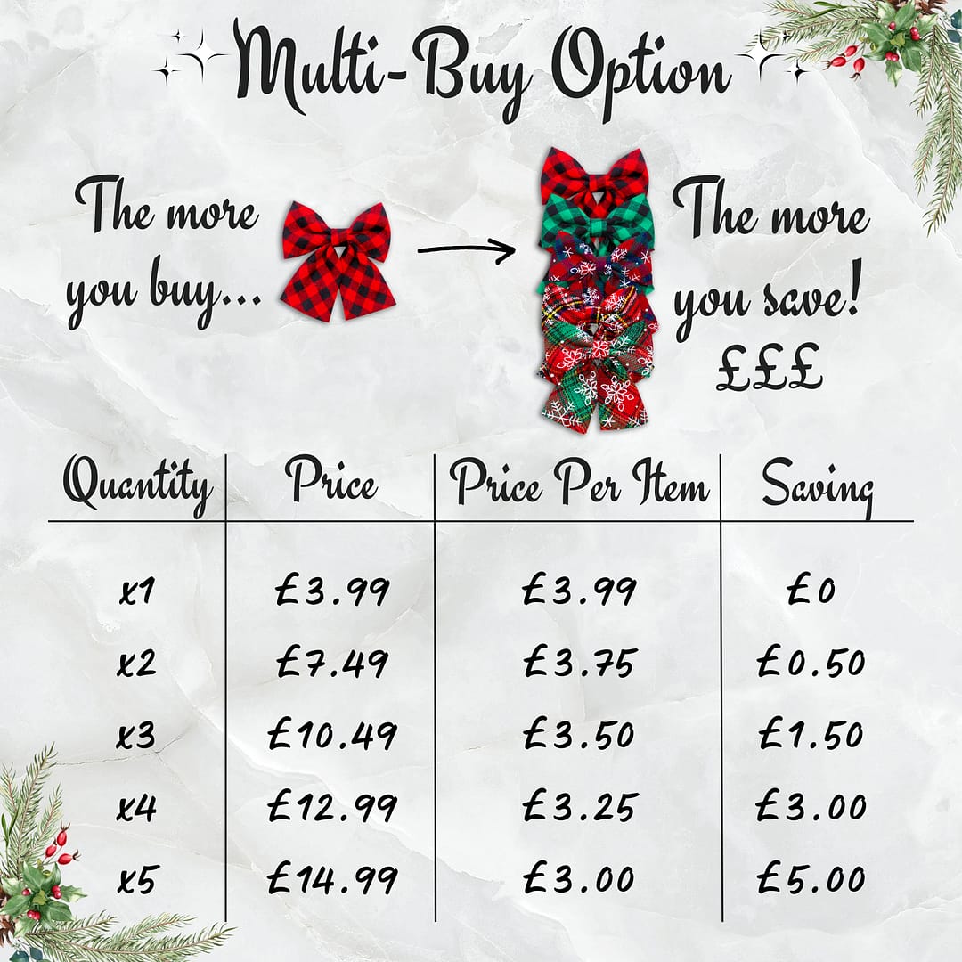 Christmas Ribbon Bow Tie - 004 Website Christmas Ribbon Bow Tie