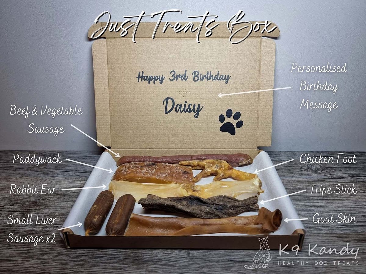 What's In The Box Just Treats Birthday Box