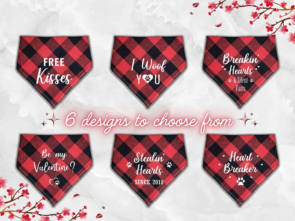 Valentine's Bandana - 002 Valentine's Day Bandana