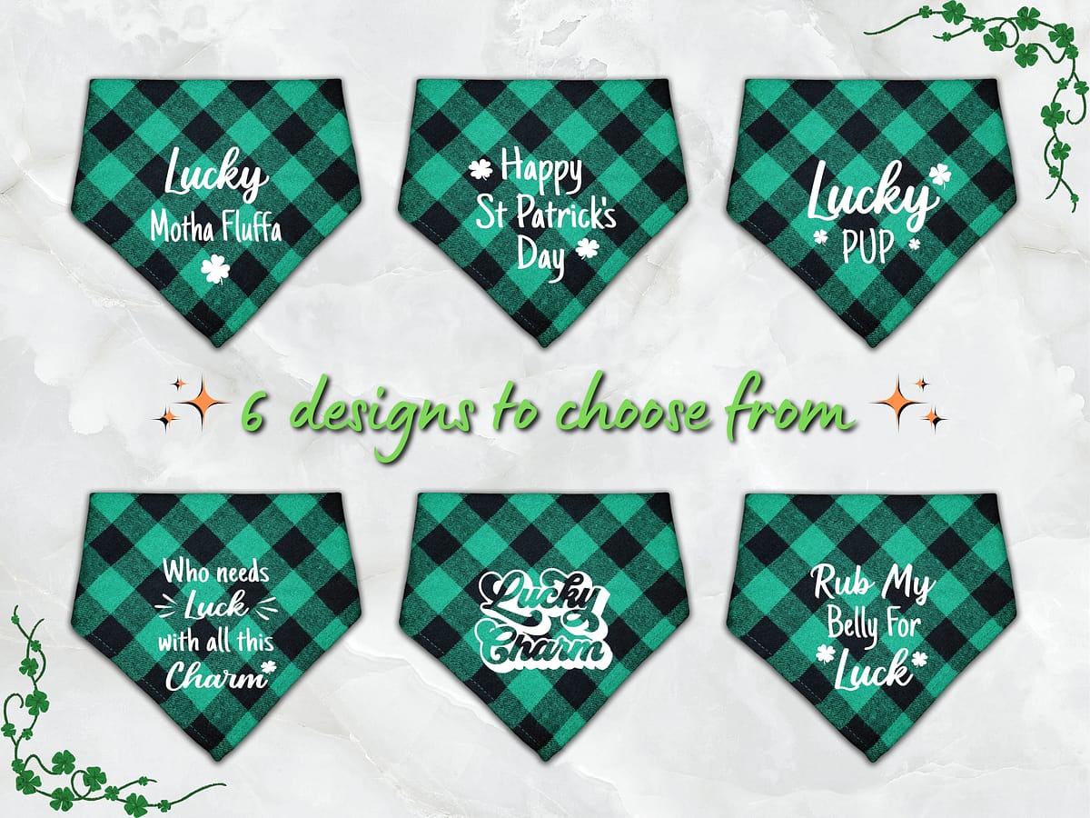 St Patricks Day Bandana - 002 Saint Patrick's Day Bandana