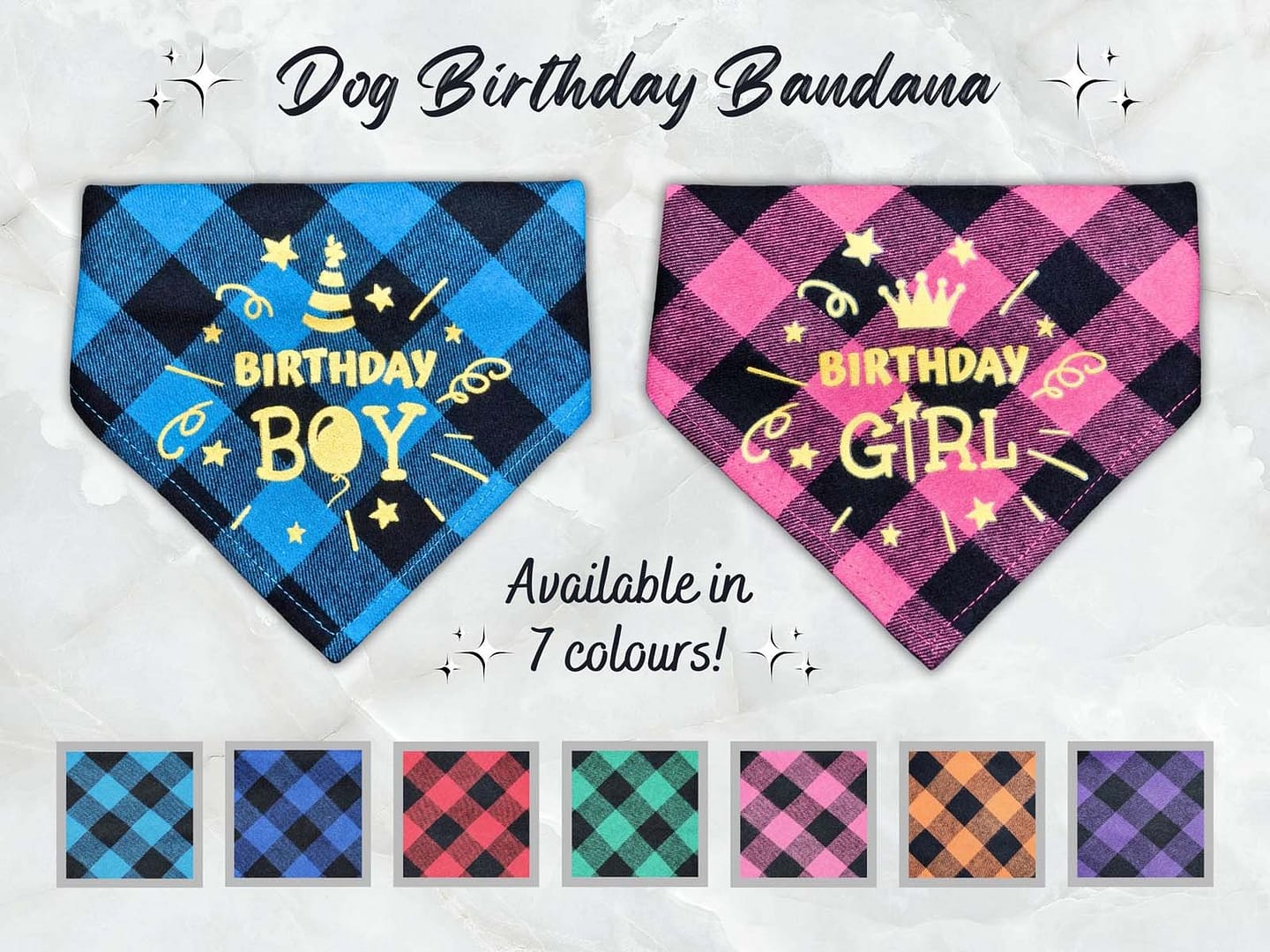 Birthday Bandana  - 1
